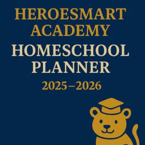 HeroesMart Academy Homeschool Planner – Free Printable