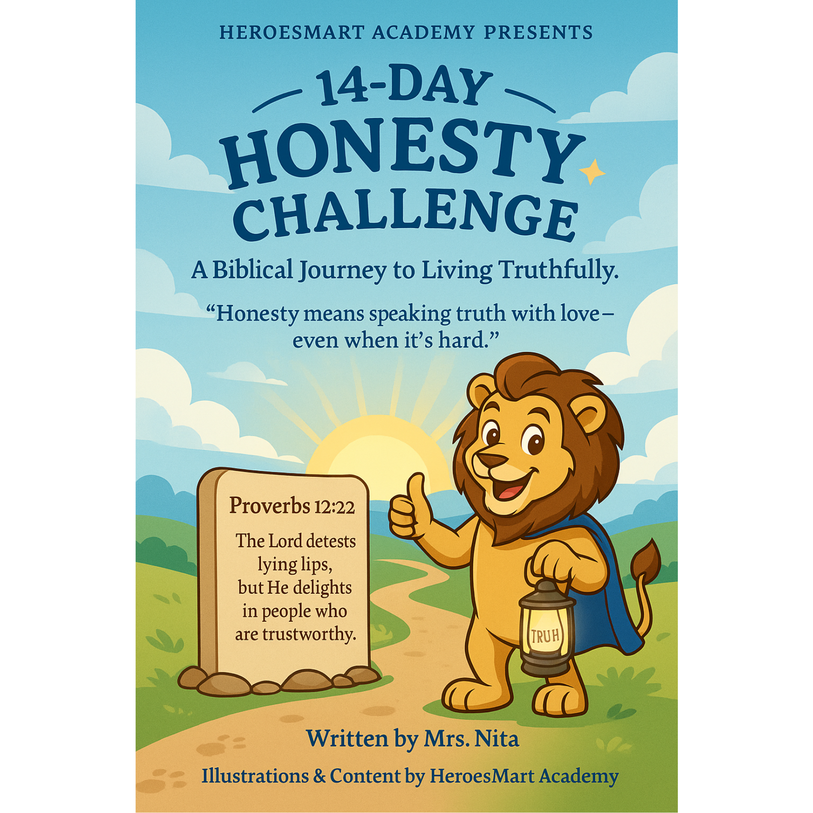 14-Day Honesty Challenge Workbook for Kids — Build Character with Leon the Lion