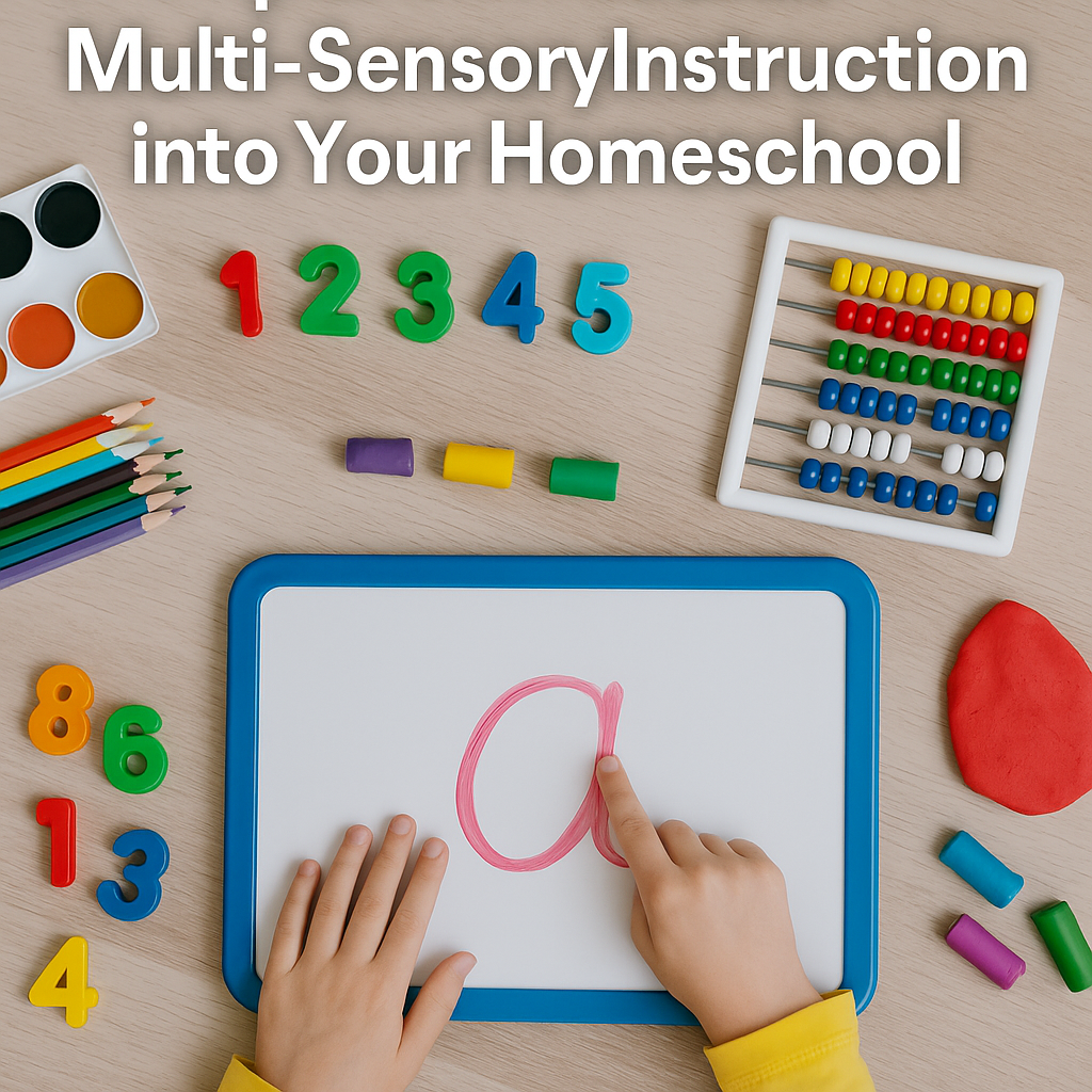 multi-sensory homeschool teaching